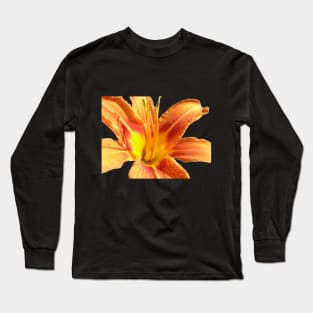 Beautiful photograph of an orange lily flower Long Sleeve T-Shirt